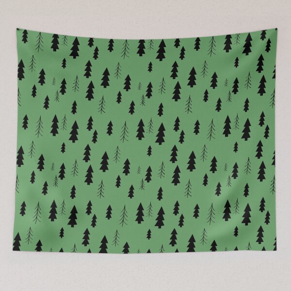 Item preview, Christmas pattern fir tree dark designed and sold by Mexit2pointZ.