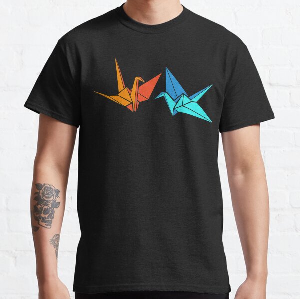 Item preview, Origami colorful two cranes designed and sold by PrintNJoy.
