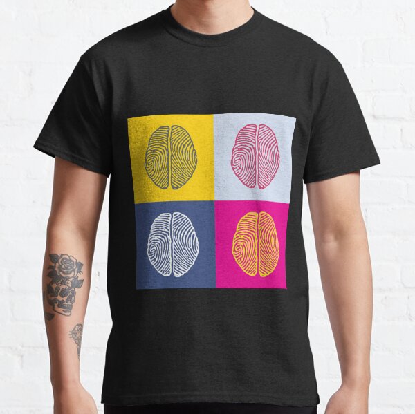 Vista previa del artículo con la obra «Arte pop del cerebro», diseñado y vendido por BEASTERSCLUB.