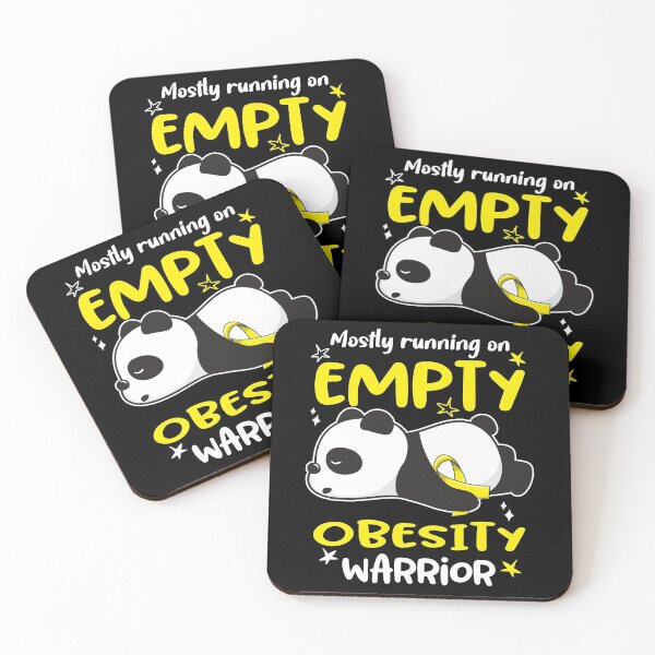 Item preview, Obesity Awareness Mostly Running On Empty Obesity Warrior designed and sold by GennieShop.
