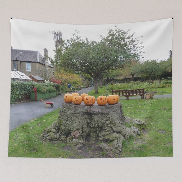 Item preview, Seven Pumpkins on a Stump designed and sold by Yonmei.
