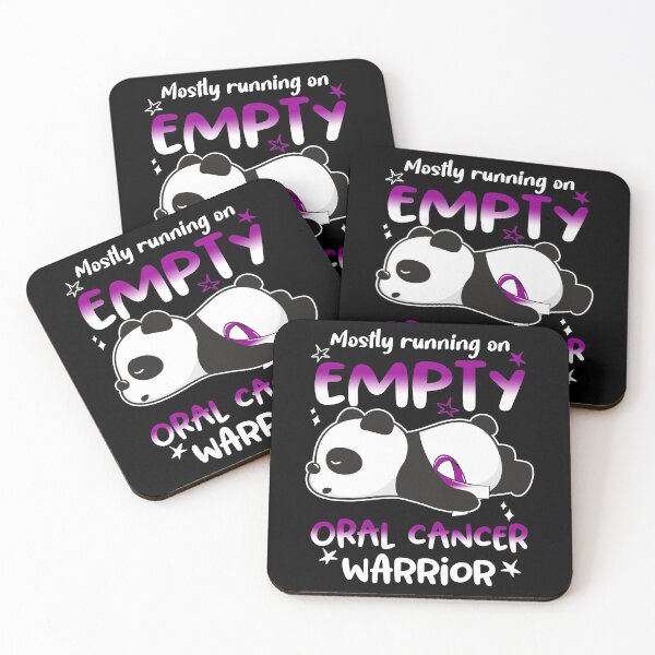 Item preview, Oral Cancer Awareness Mostly Running On Empty Oral Cancer Warrior designed and sold by GennieShop.