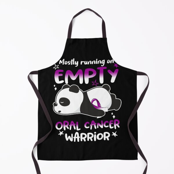 Item preview, Oral Cancer Awareness Mostly Running On Empty Oral Cancer Warrior designed and sold by GennieShop.