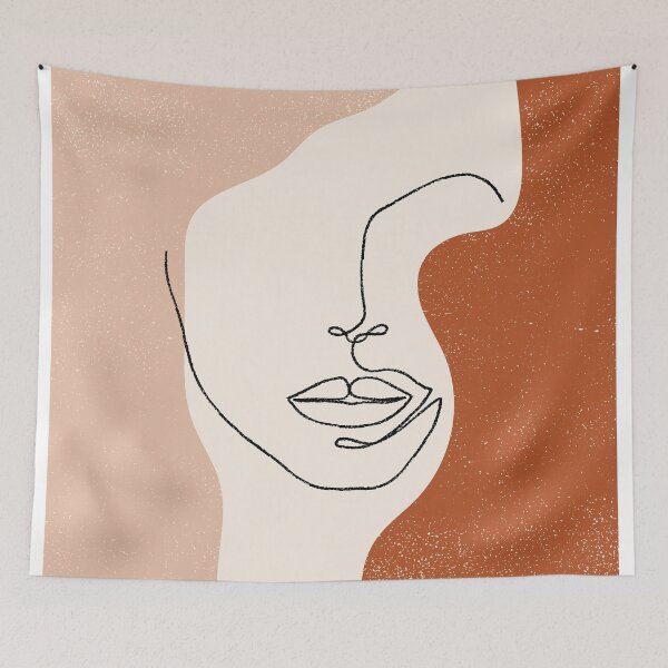 Item preview, Line Art Facial Features designed and sold by sundrysociety.