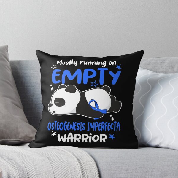 Item preview, Osteogenesis Imperfecta Awareness Mostly Running On Empty Osteogenesis Imperfecta Warrior designed and sold by GennieShop.