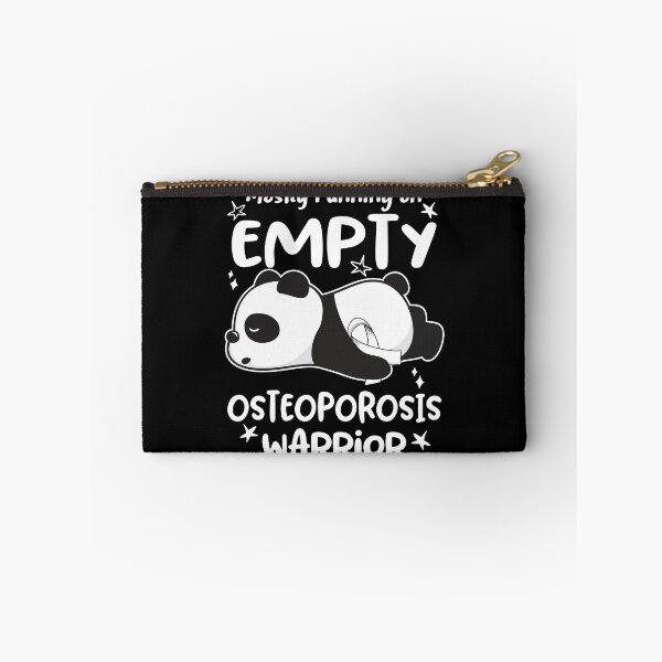 Item preview, Osteoporosis Awareness Mostly Running On Empty Osteoporosis Warrior designed and sold by GennieShop.
