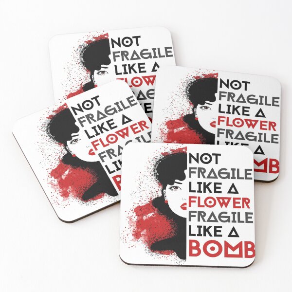 Item preview, Not Fragile Like a Flower Fragile Like a Bomb | Woman Hoodies & Sweatshirts designed and sold by BeingCoffee.