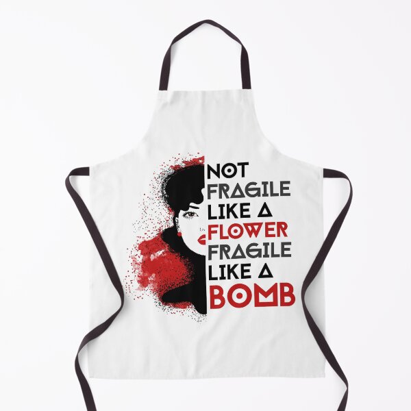 Item preview, Not Fragile Like a Flower Fragile Like a Bomb | Woman Hoodies & Sweatshirts designed and sold by BeingCoffee.