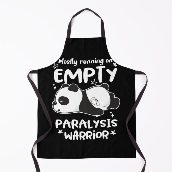 Item preview, Paralysis Awareness Mostly Running On Empty Paralysis Warrior designed and sold by GennieShop.