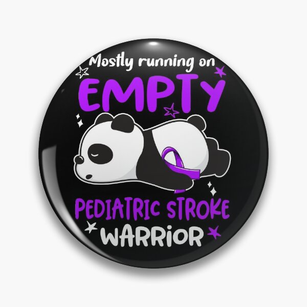 Item preview, Pediatric Stroke Awareness Mostly Running On Empty Pediatric Stroke Warrior designed and sold by GennieShop.