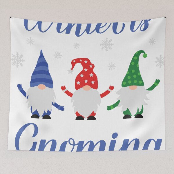Item preview, Winter is gnoming. Winter gnomes quote. designed and sold by LaBelezoka.