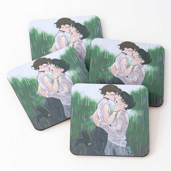 Item preview, Yoonmin kissing in the rain  designed and sold by Beatrixyarritu.