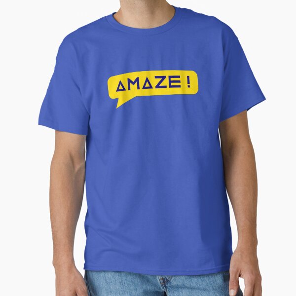 Project Hail Mary - Amaze! (Blue on Yellow) | Classic T-Shirt