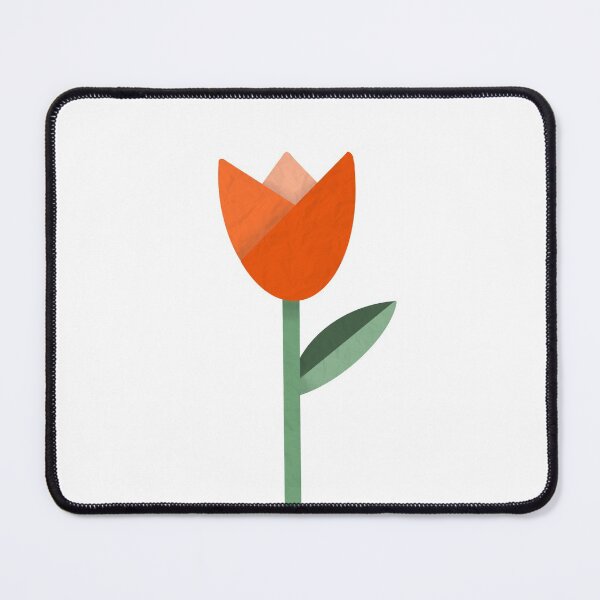 Item preview, Red Origami Tulip Textured Flower designed and sold by Georgia Hamilton.