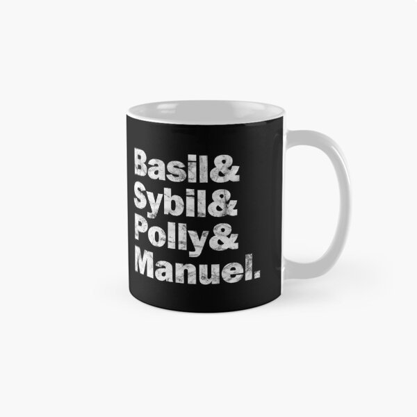 Item preview, Fawlty And - Black Distressed Design designed and sold by risible.