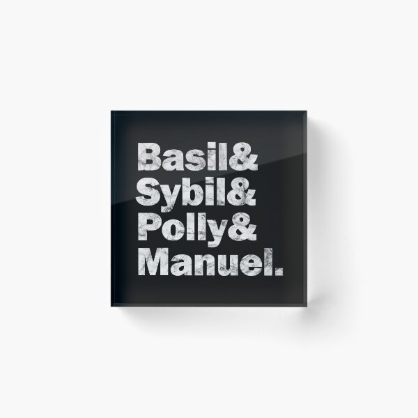 Item preview, Fawlty And - Black Distressed Design designed and sold by risible.