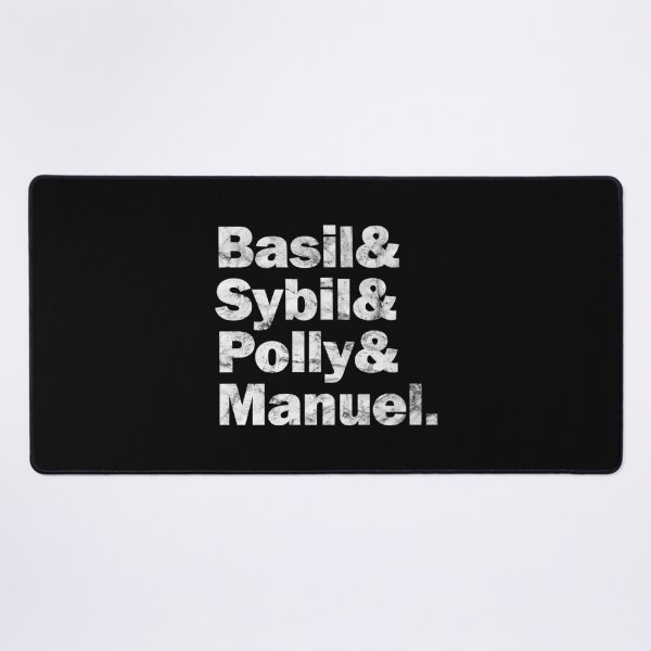 Item preview, Fawlty And - Black Distressed Design designed and sold by risible.