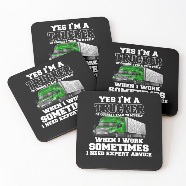Item preview, Big Rig Trucker Yes I'm A Trucker Expert Advice designed and sold by fantasticdesign.