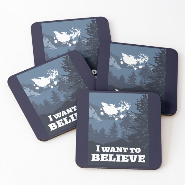 Item preview, I Want To Believe. Funny UFO Reindeer Sledge Sighting designed and sold by Rebel-Design.