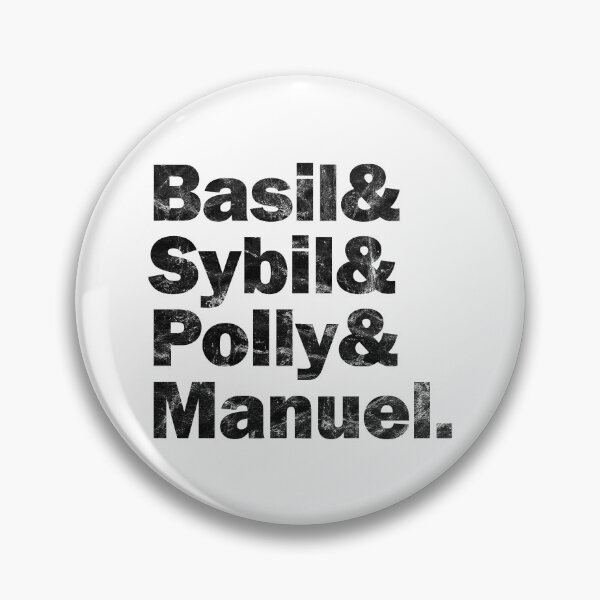 Item preview, Fawlty And - White Distressed Design designed and sold by risible.
