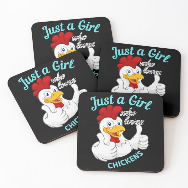 Item preview, Just a Girl Who Loves Chickens designed and sold by VGdigital.