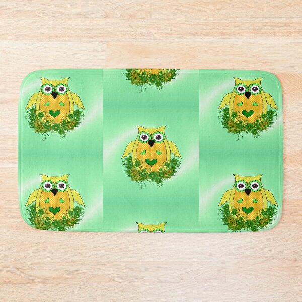 Item preview, Pretty Green Owl, fantasy art designed and sold by LoneAngel.