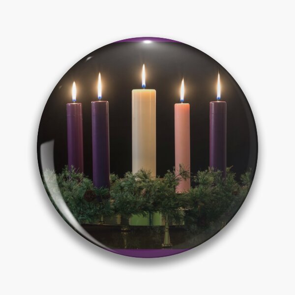 Item preview, Liturgical Purple Advent Wreath designed and sold by CheekyGrace.