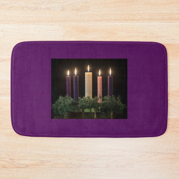 Item preview, Liturgical Purple Advent Wreath designed and sold by CheekyGrace.