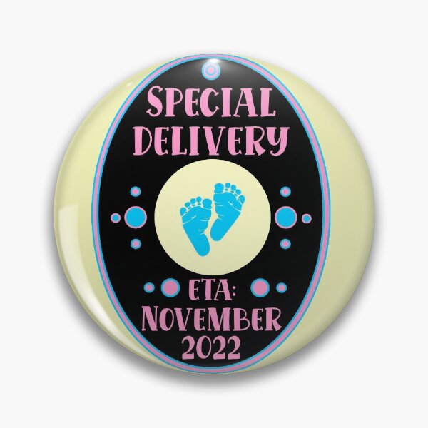 Item preview, Special Delivery baby due date November  designed and sold by sandpiperstudio.