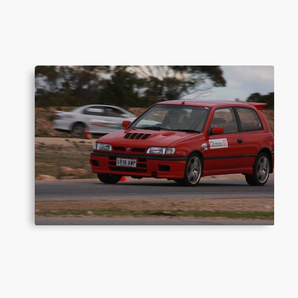 Oz Gymkhana #07 Nissan Pulsar GTIR Canvas Print