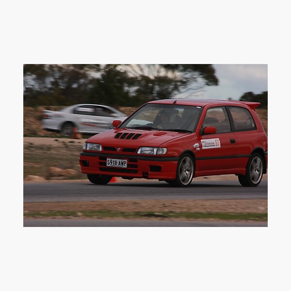 Oz Gymkhana #07 Nissan Pulsar GTIR Photographic Print