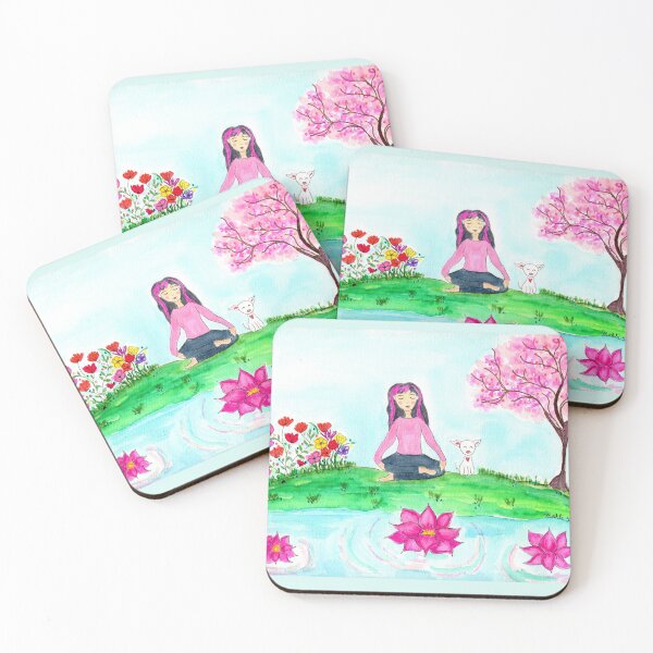Item preview, Meditation with Eva & Mahli designed and sold by Mahli's  Artful Whimsy.