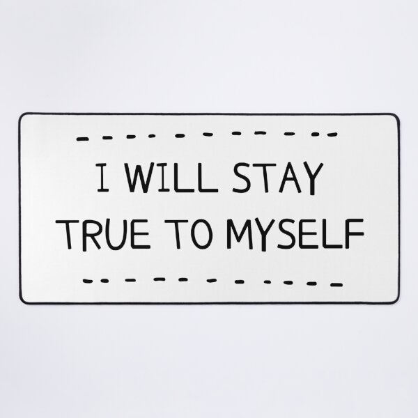 Item preview, Promise True To Myself Quote Personality designed and sold by support-tee.