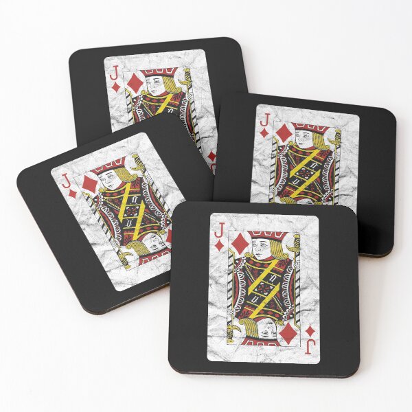 Item preview, Playing Cards Jack Of Diamonds (distressed design) designed and sold by siggyspatsky.