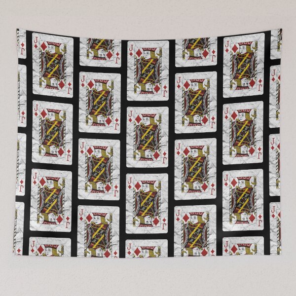 Item preview, Playing Cards Jack Of Diamonds (distressed design) designed and sold by siggyspatsky.