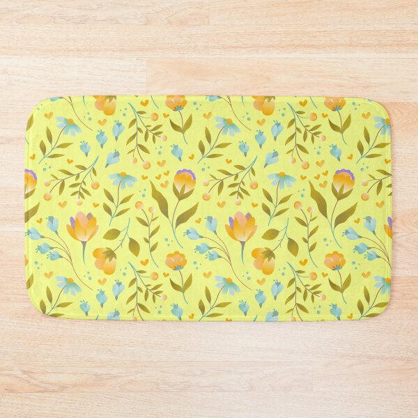 Item preview, Yellow Floral Pattern designed and sold by NeonxHeart.