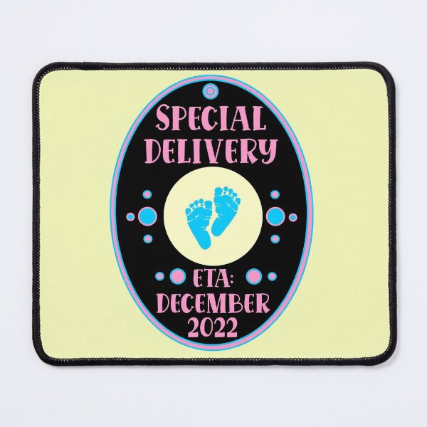 Item preview, Special Delivery  baby due date  December 2022  designed and sold by sandpiperstudio.