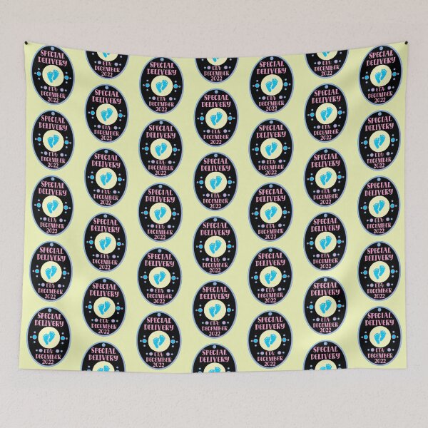 Item preview, Special Delivery  baby due date  December 2022  designed and sold by sandpiperstudio.