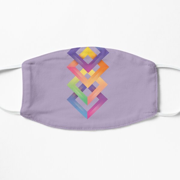 4 Looped squares Flat Mask