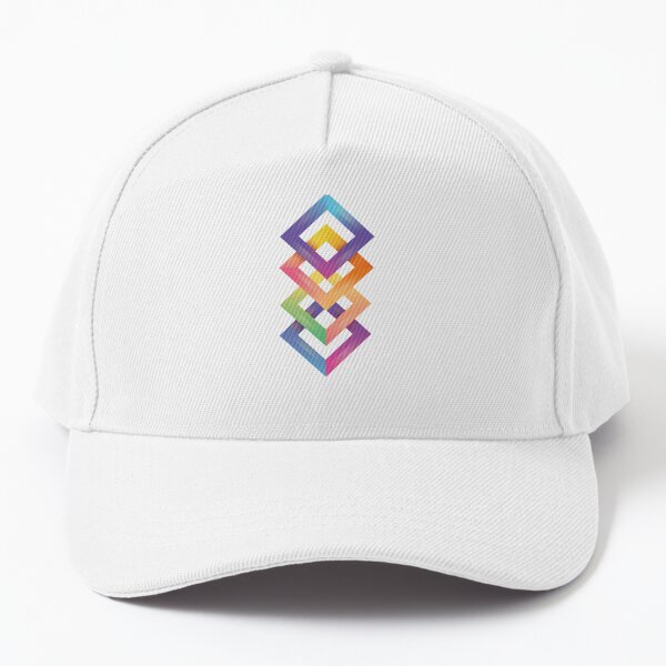 4 Looped squares Baseball Cap
