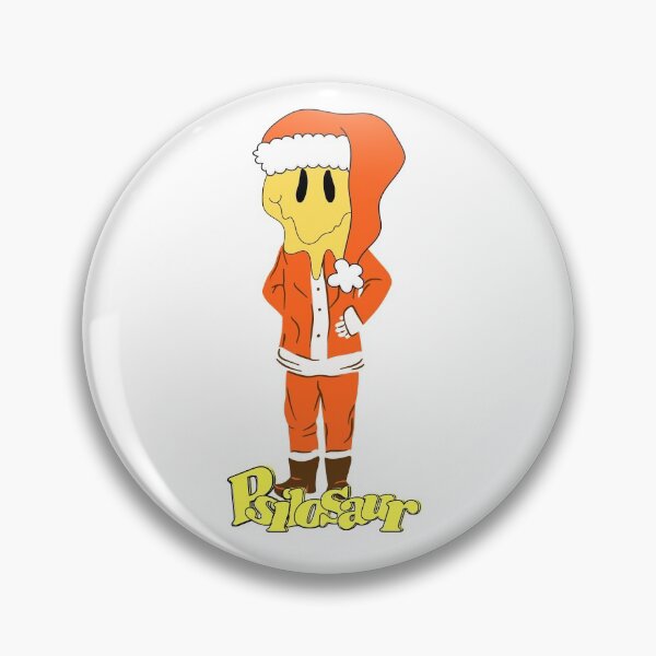 Artikelvorschau, Psilosaur Drippy Santa (T-Shirt) entworfen und verkauft von Psilosaur.