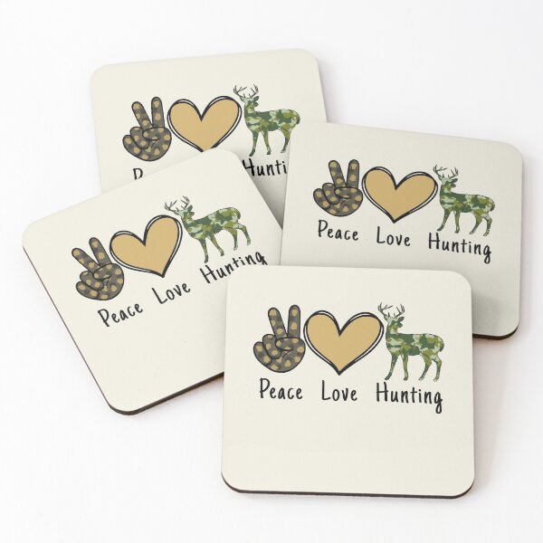 Item preview, Peace Love Hunting, deer Hunting Season designed and sold by Faty-Za.