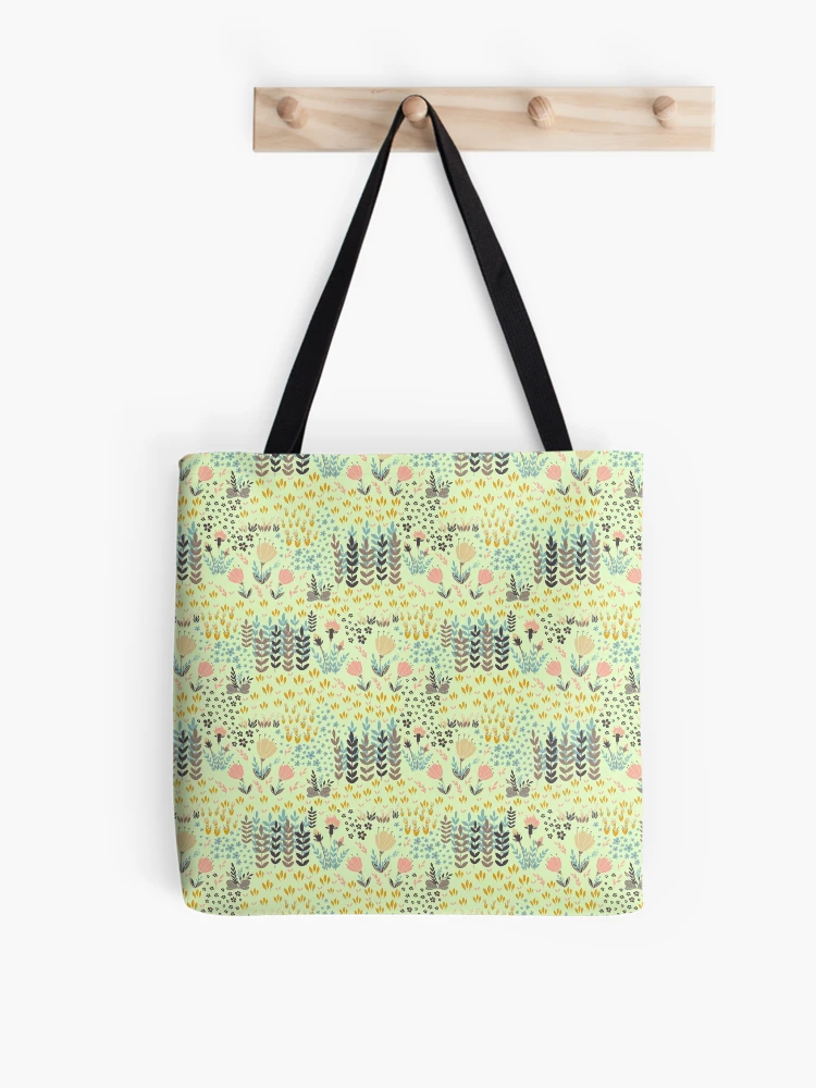 Thumbnail 1 of 2, Tote Bag, Botanical Pattern designed and sold by NeonxHeart.