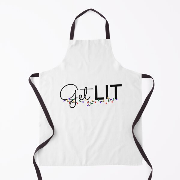 Item preview, Get Lit Holiday Pun designed and sold by travelnerd.