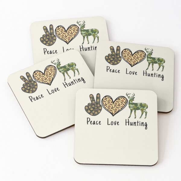 Item preview, Peace Love Hunting, deer Hunting Season designed and sold by Faty-Za.