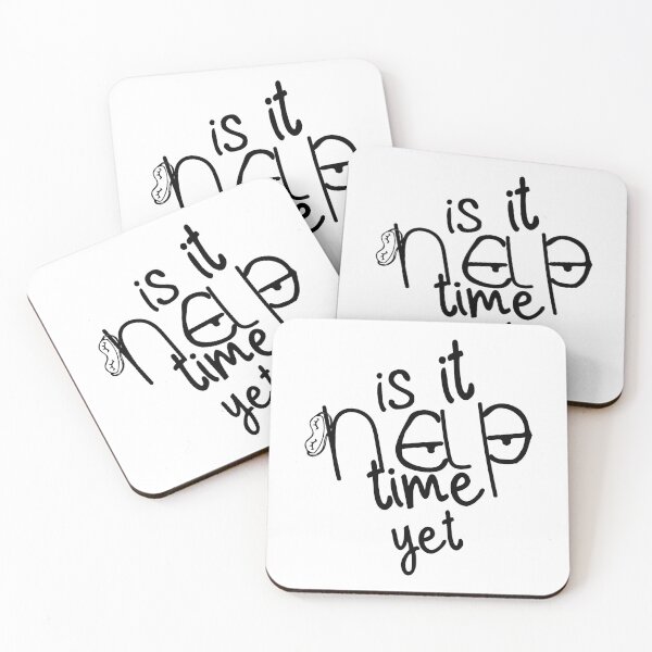 Item preview, Is It Nap Time Yet Handwriting typography Cartoon Graphic Design designed and sold by Artysneak.