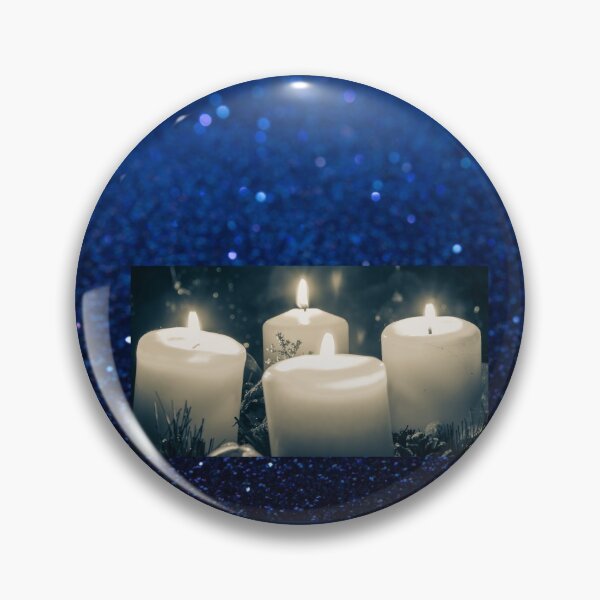 Item preview, Liturgical Blue with four Advent Candles  designed and sold by CheekyGrace.