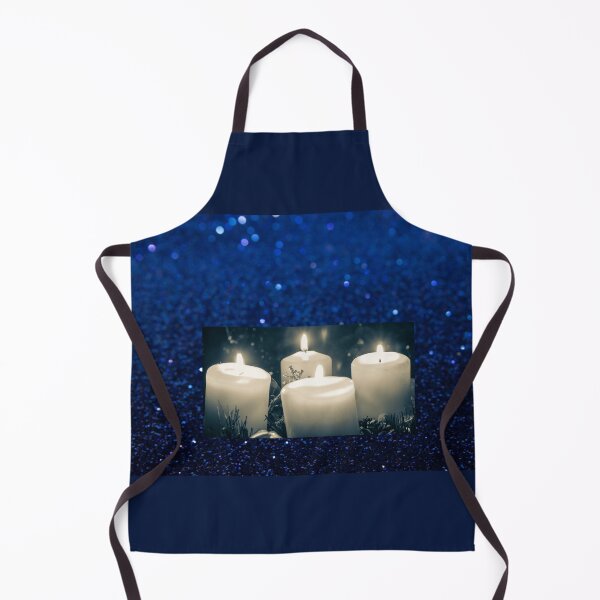 Item preview, Liturgical Blue with four Advent Candles designed and sold by CheekyGrace.