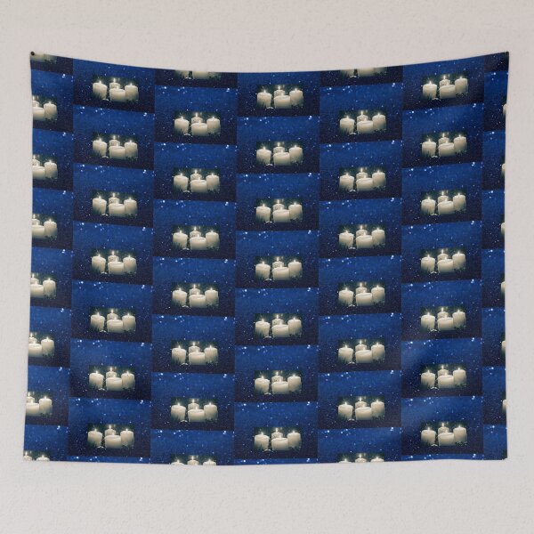Item preview, Liturgical Blue with four Advent Candles  designed and sold by CheekyGrace.