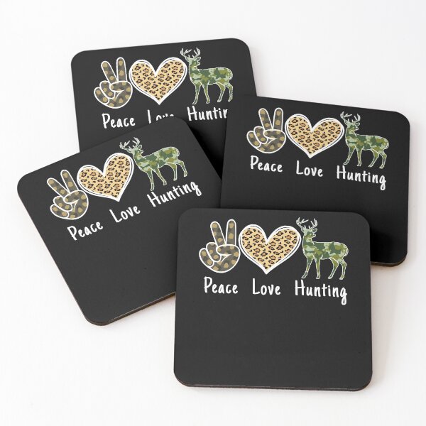 Item preview, Peace Love Hunting, deer Hunting Season designed and sold by Faty-Za.